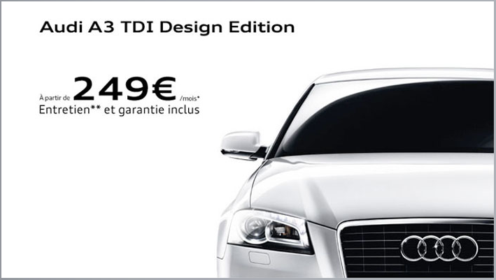 Voiture leasing audi